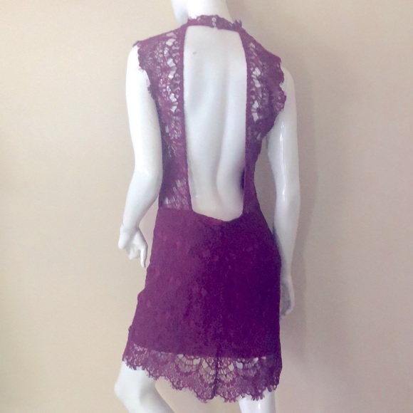 Free People Purple Lace Dress - Picture 8 of 8
